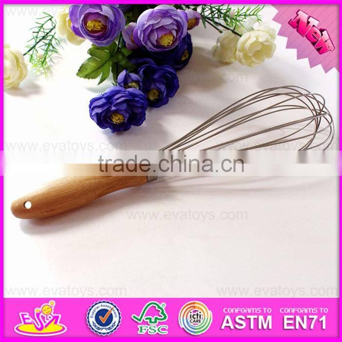 2016 new products wooden egg beater for kitchen,high quality wooden egg beater for kitchen,cheap wooden egg beater W02B029