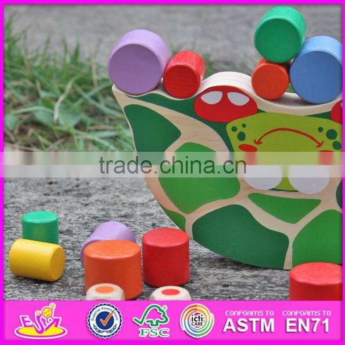 2016 new design funny toddlers wooden balancing toys W11F049