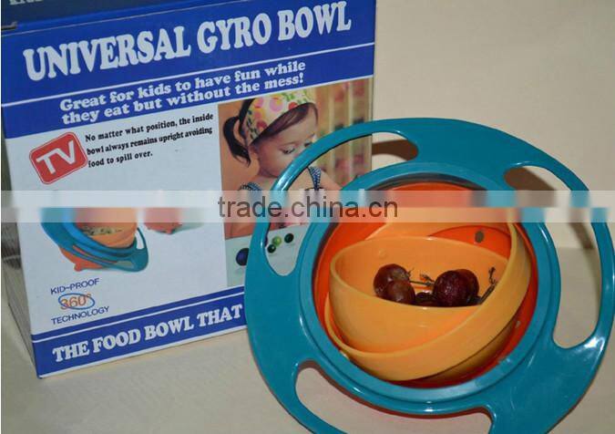 Magic 360 Degree Rotation Bowl universal multi-function Kids Bowls