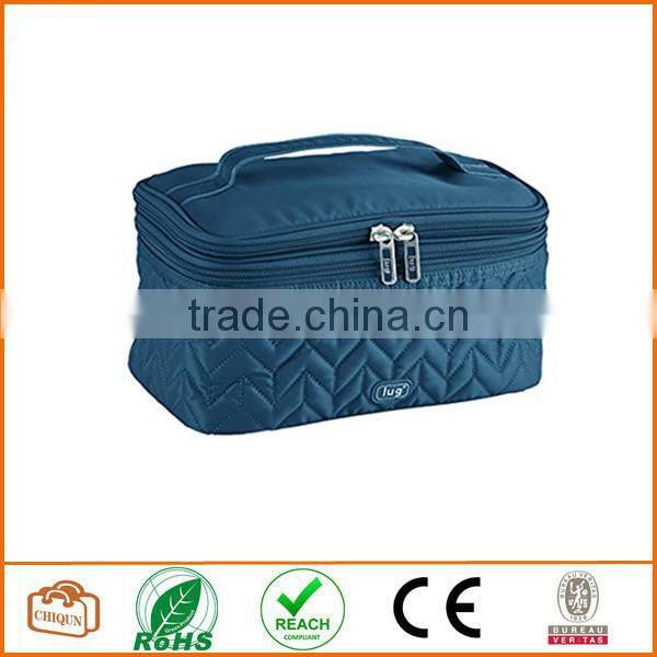 Two Step Cosmetic Case Blue