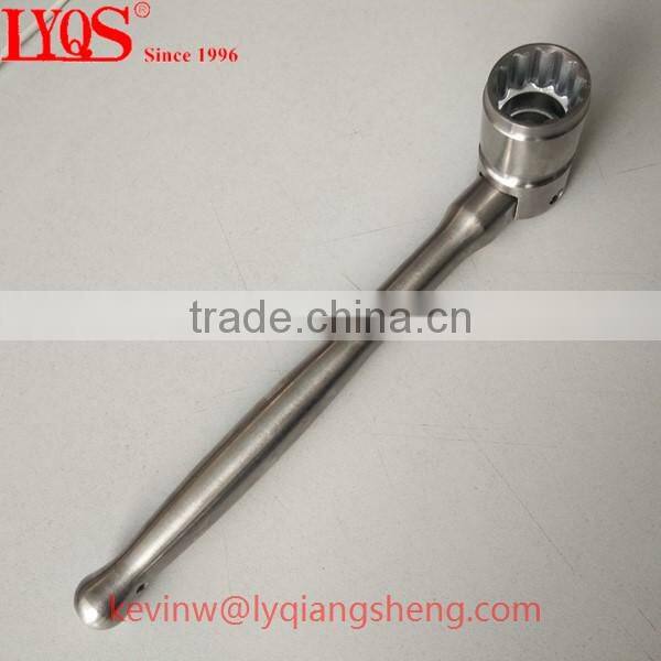 Titanium scaffolding wrench 21mm flexible socket spanner