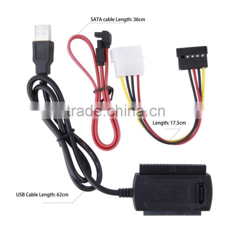 SATA/PATA/IDE Drive to USB 2.0 Adapter Converter Cable for 2.5 / 3.5 Inch Hard Drive 2015 New Arrival