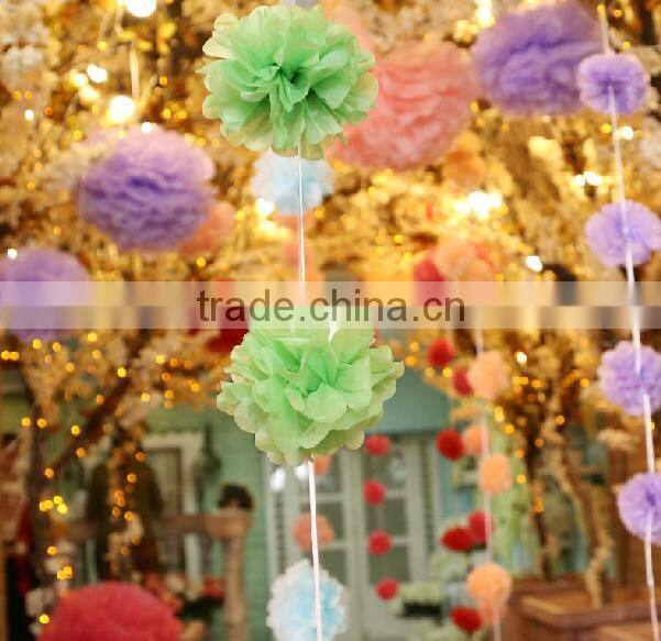 8inch Decorative paper flower ball artificial flower ball for wedding decor