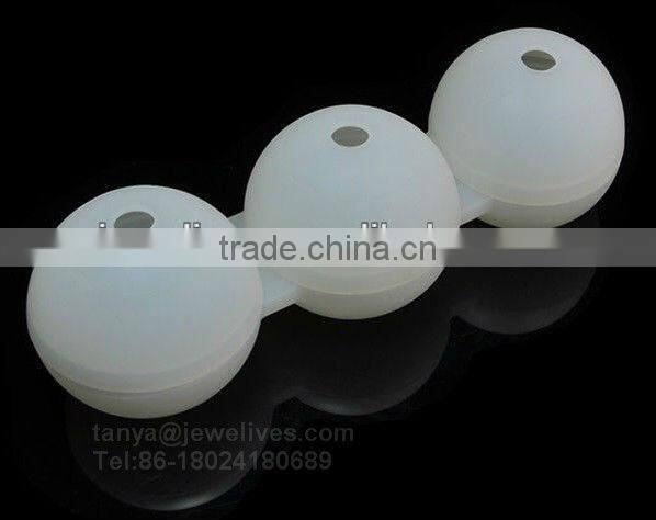 Shenzhen Silicone double ball sphere ice molds Manufacturer