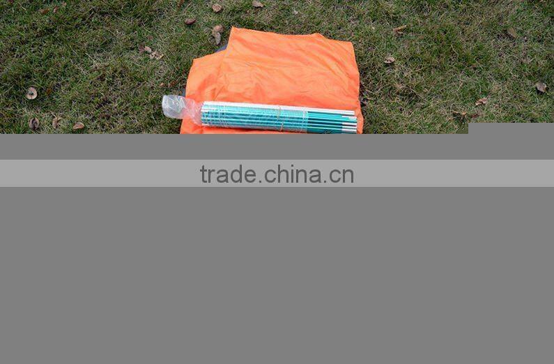 Orange 4 poles tents for outdoor activity