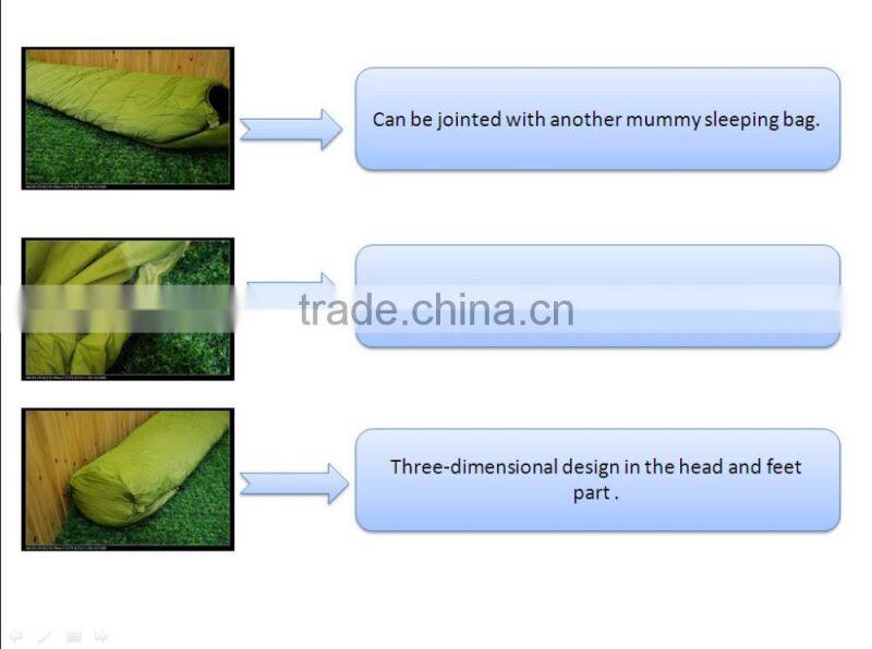 Cold Weather Heated Sleeping Bag Mummy Sleeping Bag