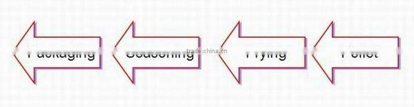 Burger snacks in bag