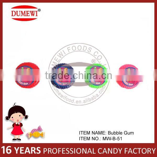 Fruit Flavor Crazy Roll Bubble Gum