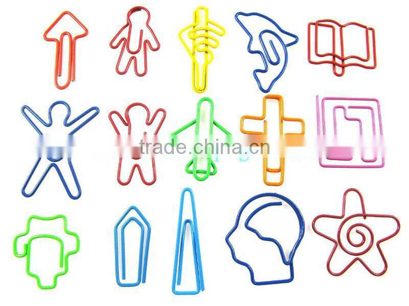 Cute shape Paper clip with tin box, business gift, toy for children and stationery
