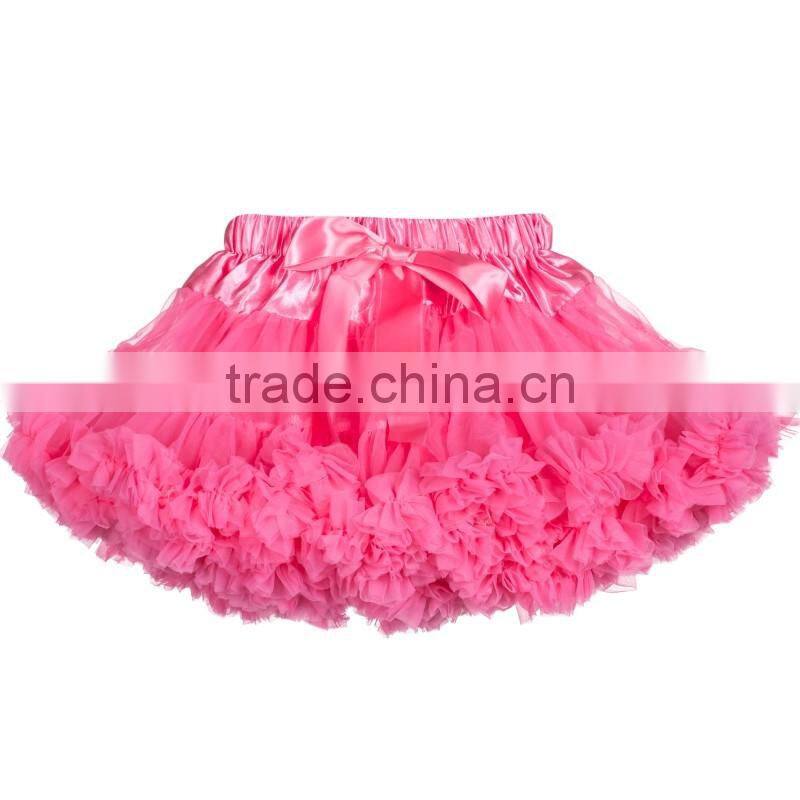 Bulk Wholesale Cheap Tutu Skirts Fluffy Chiffon Pettiskirt Baby Girl's Pettiskirt