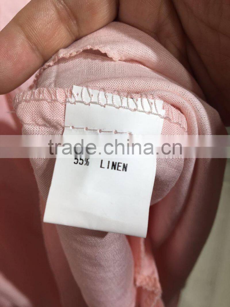 GZY summer hotsale high quality stocklot women thin cotton t-shirt