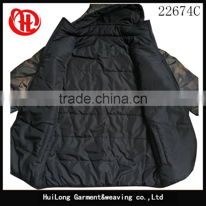 OEM ODM padded camouflage bulk wholesale men winter camo jackets