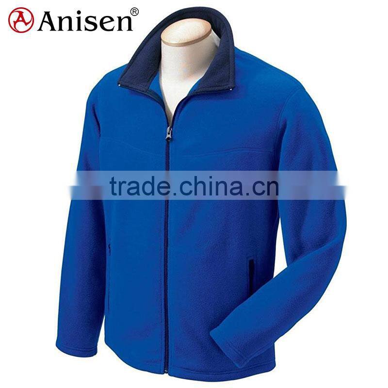 classic volleyball sport fleece jacket custom men