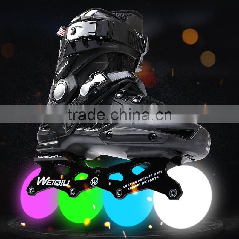 TPR light up inline roller shoes led skating shoes in India