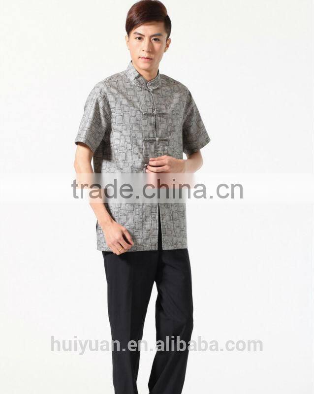 chinese one set restaurant uniform designs