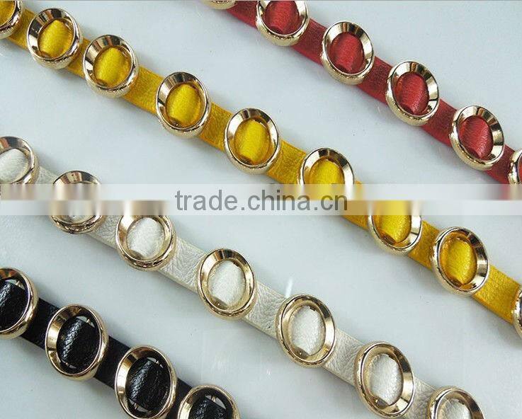 newest round buckle belt