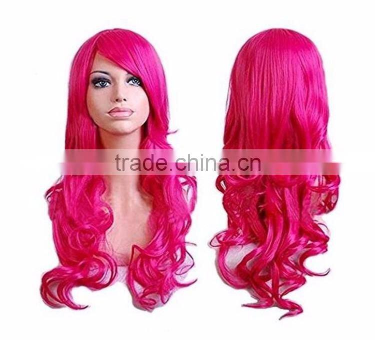 Cheap Price Colorful Cosplay Wig/ Synthetic Wigs/Halloween Wig For Women