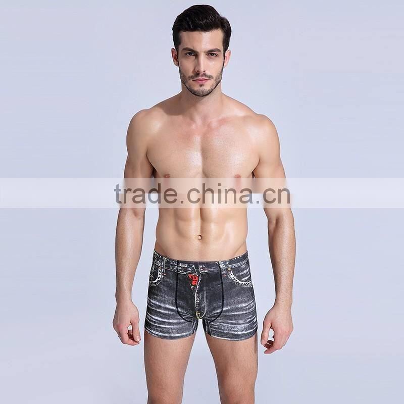 MGOO Custom Digital Print Cotton Spandex Underwear Men Cheap Price Men Boxer Photo Of Panty