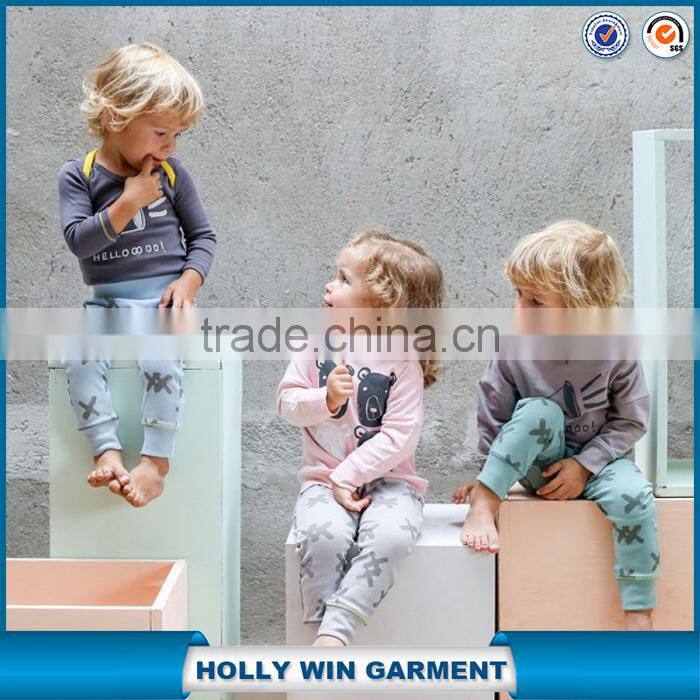 2015 new style fashional baby clothing sets wholesale kidswear