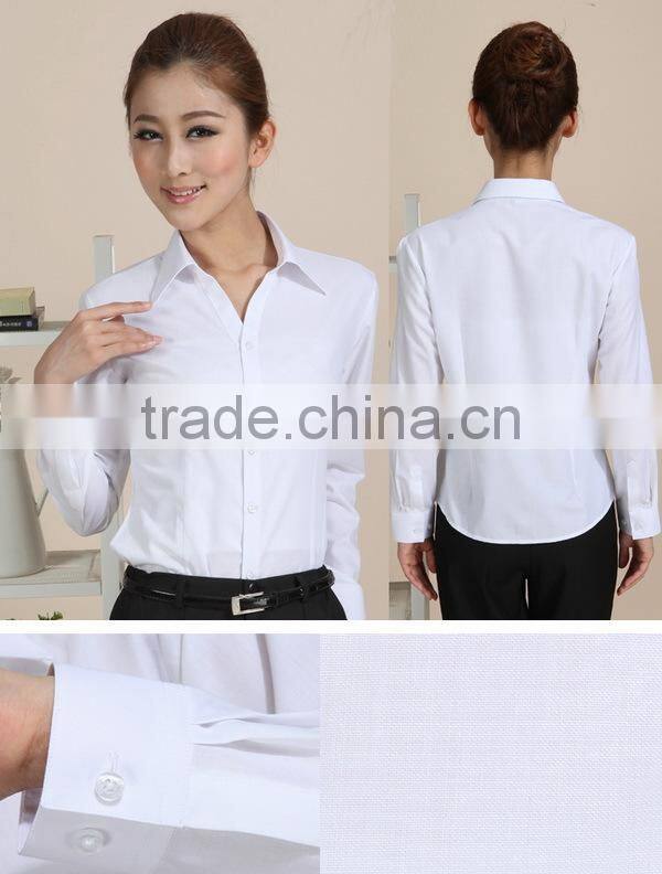 Plain color Formal T-shirts For Lady