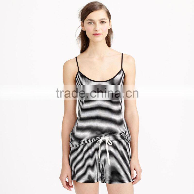 whisper jersey in stripe sex women's sleepwear