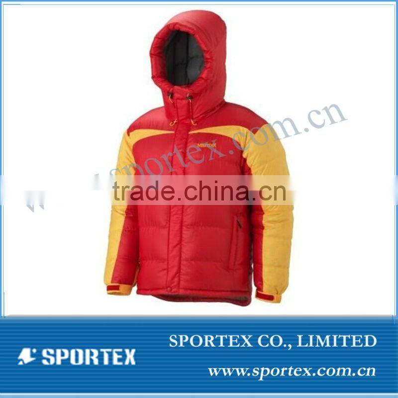 Mens winter down jacket/ puffer jacket/winter outdoor coat Mens hooded JKT specialize