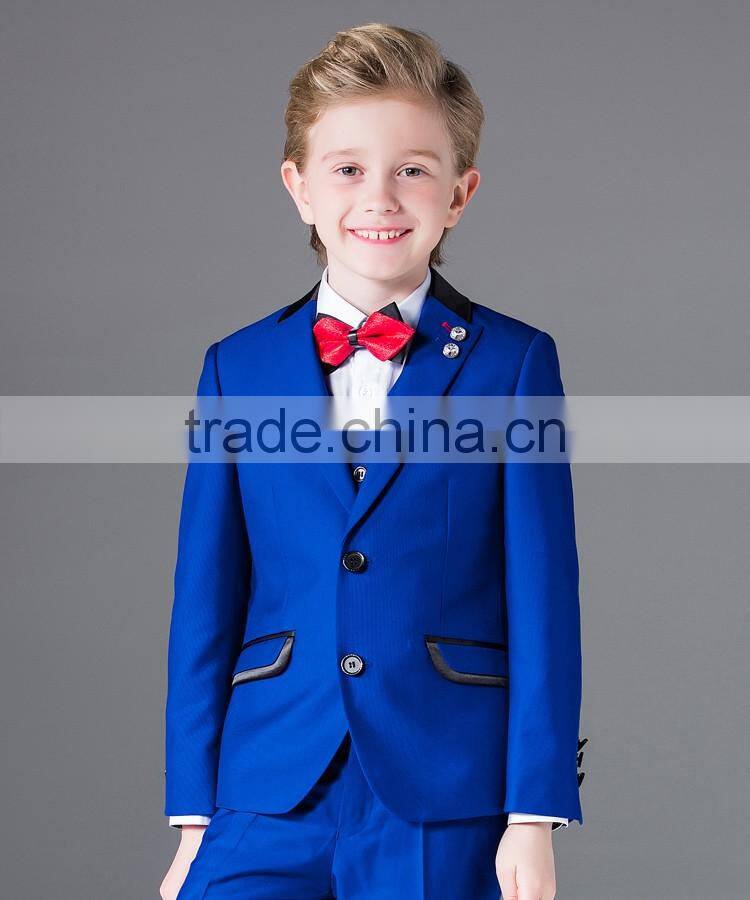 ELPA NXB0075 formal designer slimming wholesale black 3 piece kids boys suits