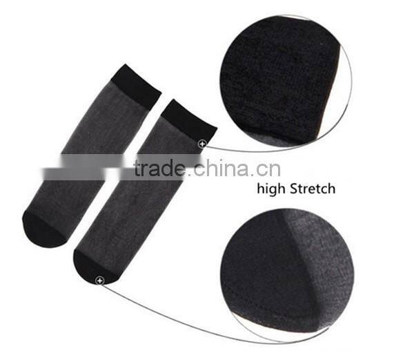 Summer fashion thin comfortable wear short Stockings silk transparent velvet ankle girl tube socks