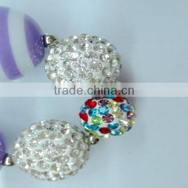 Boutique chunky bead kids necklace wholesale