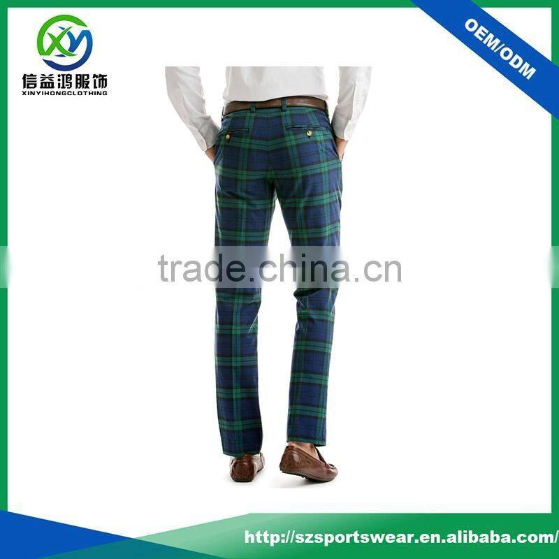 High quality custom made light weight dry fit mens sublimation printing golf pants