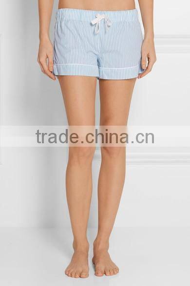 Sleepwear for Women! High Quality Cozy Long Checked Shirt and Shorts Pajamas Set