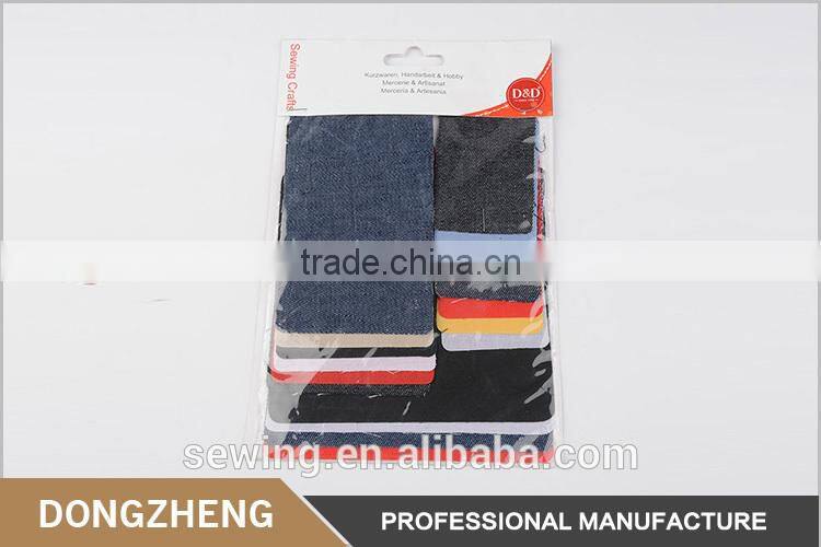 Laser cut premium brand design custom jeans patch iron on for mending tape