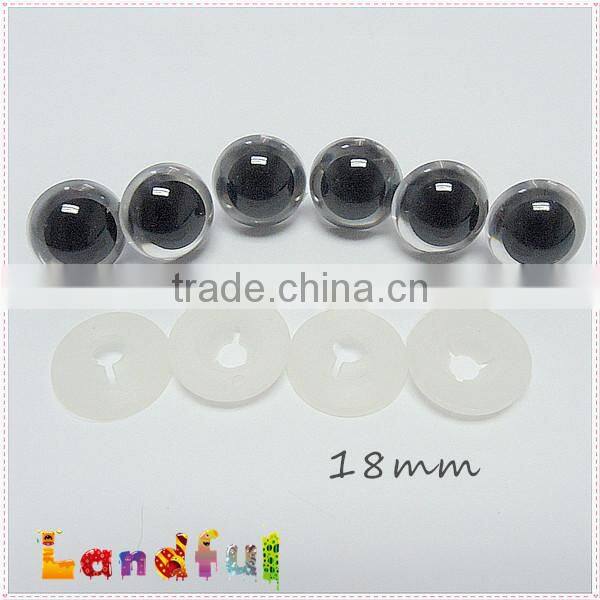 Clear Colored DIY Craft Doll Eyes Plastic Eyes for Plush Bear