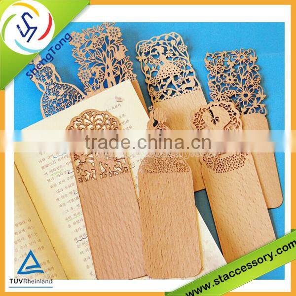 New style and cute wooden bookmark metal bookmark hot selling with many different material