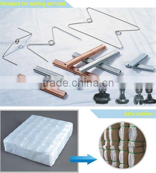 Low cost Strips Shape M66 Mattress Clips/ staples for bonnell spring