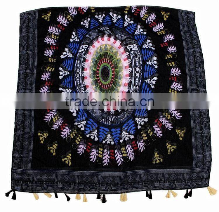 fashion custom lady scarf low MOQ 100pcs