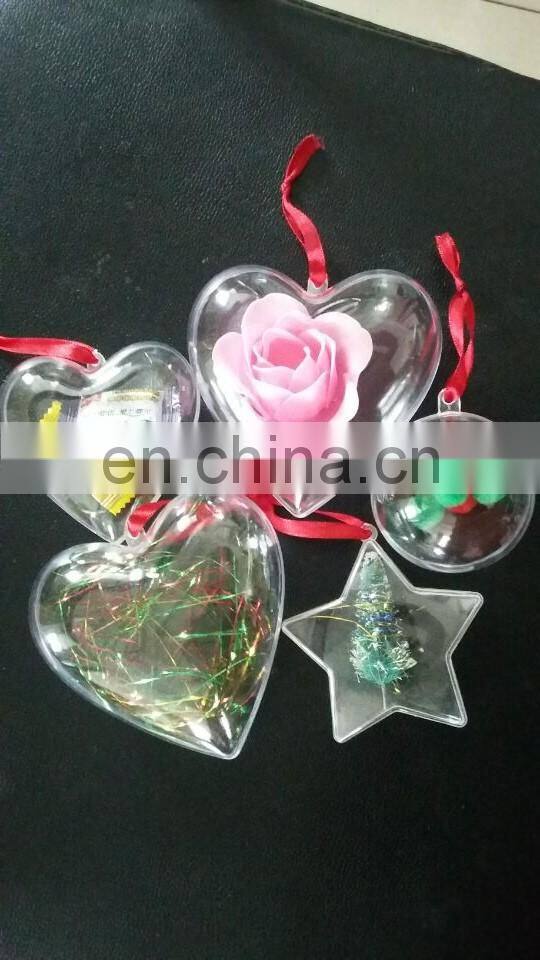 2016 New Transparent plastic open ball