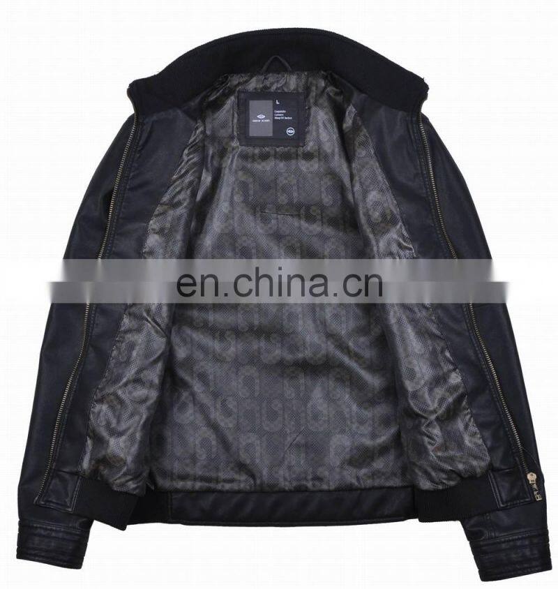 mens top grade fashion soft handsome lastest design leather jacket