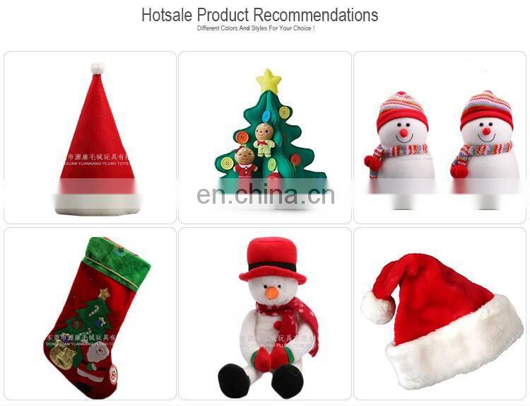 Mini Santa Claus Christmas Plush Hat for Kids Christmas 2016