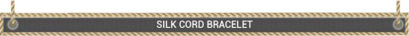 Colorful Fine Design Silk Cord Bracelet at Low Price
