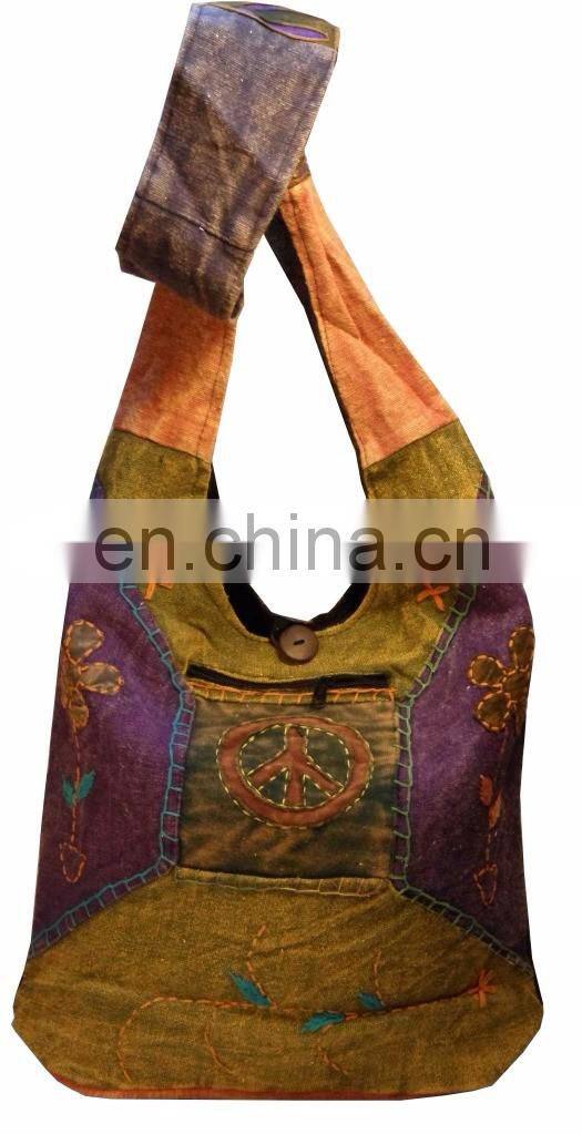 Hippie Shoulder Ethnic Canvas shoulder women Bags