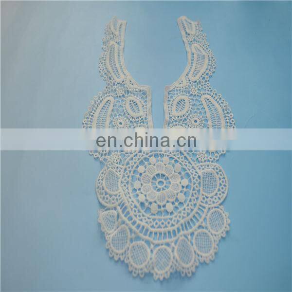 cotton flowers ethnic neck design lace motif design