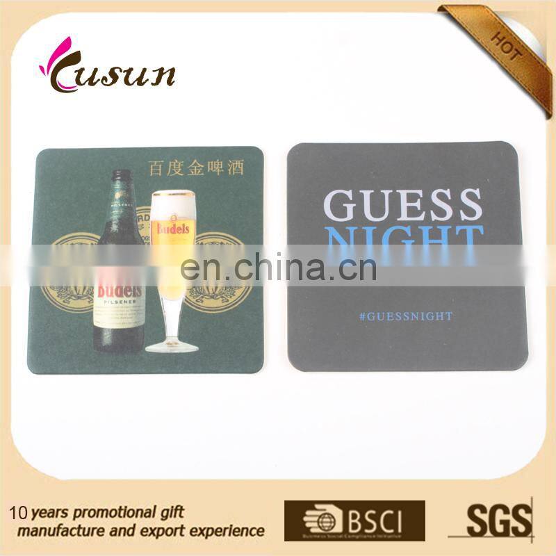 good quality matt lamination paper drink coaster