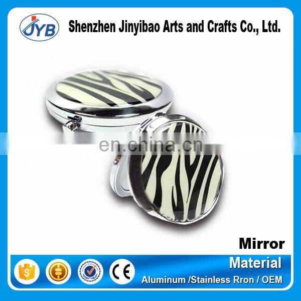 Hot sale metal square pocket compact mirrors for decoration