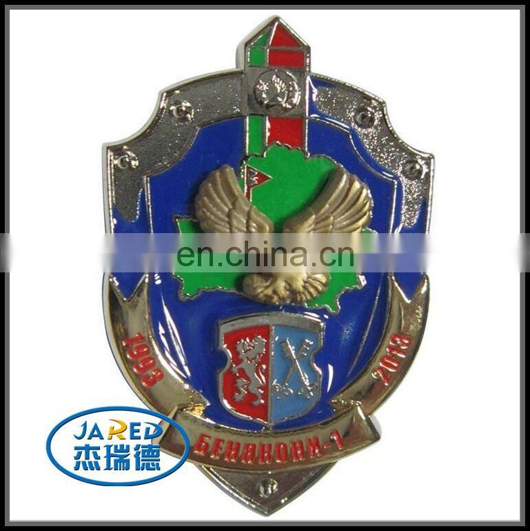 custom engraved embossing logo medal