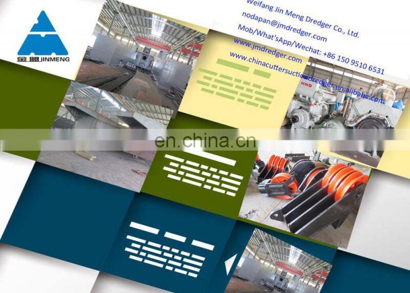 JMD600 26 inch hydraulic cutter suction sand dredger machine and equipment for dredging sea sand dredging