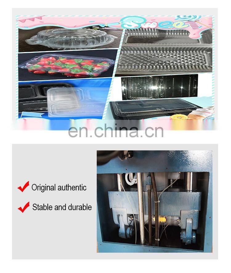 auto feeding hydraulic cutting machine for blister food tray