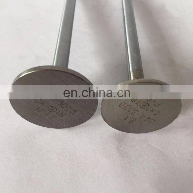 C13 C11 Engine Spare Parts Exhaust Valve 224-3030 Intake Valve 224-3028