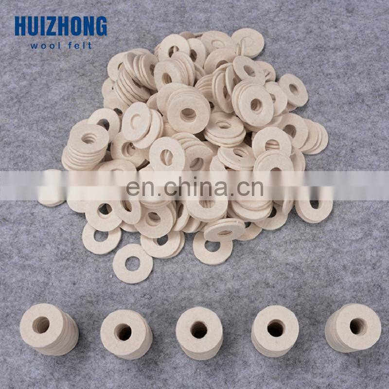 100% wool Felt pad or felt ring gasket for sealing