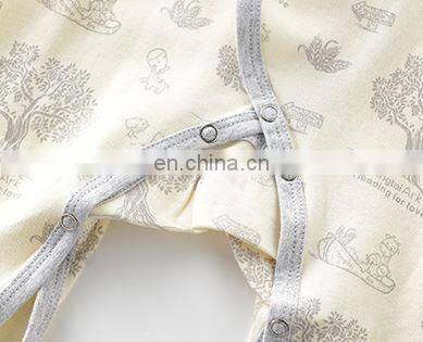 2018 baby factory plain color 100% cotton girls vintage baby romper